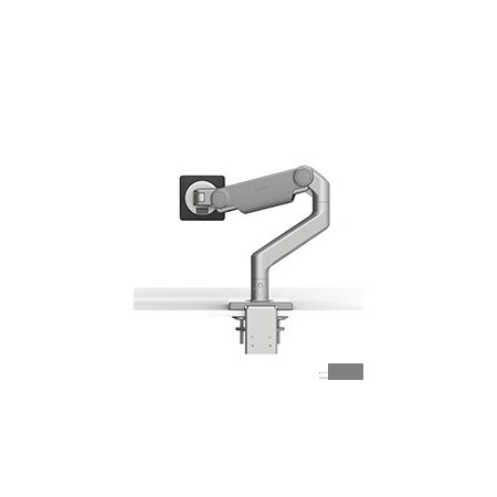 Humanscale M8.1-Single Mtr, Clamp Mt (Slvr/Gry) Q-M81CMSBTB